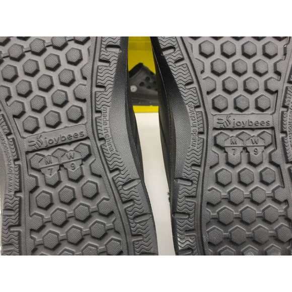 Joybees Black Washable Removable Fur Lined Slip On Garden Clogs Slippers 9 - Picture 11 of 12